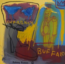 image johnny-romeo-currency-buffalo-2007-acrylic-and-oil-on-canvas-101cm-x-101cm-jpg