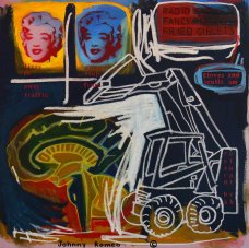 image johnny-romeo-gloves-and-sculls-am-2007-acrylic-and-oil-on-canvas-101cm-x-101cm-jpg