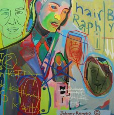 image johnny-romeo-hair-by-raphi-2007-acrylic-and-oil-on-canvas-101cm-x-101cm-jpg