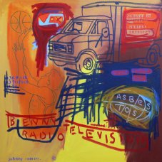 image johnny-romeo-benny-radio-television-2008-acrylic-and-oil-on-canvas-101cm-x-101cm-jpg