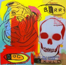 image johnny-romeo-berry-dog-skull-2009-acrylic-and-oil-on-canvas-61cm-x-61cm-jpg