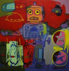 image johnny-romeo-little-red-hound-tv-2009-acrylic-and-oil-on-canvas-101cm-x-101cm-jpg