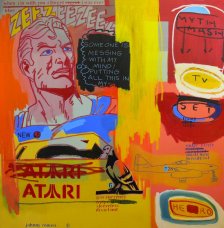 image johnny-romeo-myth-mash-tv-set-hero-2009-acrylic-and-oil-on-canvas-137cm-x-137cm-jpg