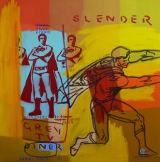 image johnny-romeo-slender-grey-tv-diner-2009-acrylic-and-oil-on-canvas-101cm-x-101cm-jpg