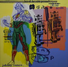 image johnny-romeo-aero-beak-hemp-2009-acrylic-and-oil-on-canvas-61cm-x-61cm-jpg