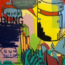image johnny-romeo-miff-bung-gun-2010-acrylic-and-oil-on-canvas-61cm-x-61cm-jpg