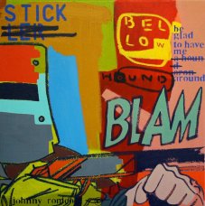 image johnny-romeo-stick-bellow-hound-2010-acrylic-and-oil-on-canvas-61cm-x-61cm-jpg