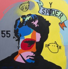 image johnny-romeo-rough-spyder-rider-2013-acrylic-and-oil-on-canvas-101cm-x-101cm-jpg