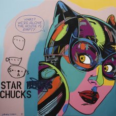 image johnny-romeo-fast-cars-scars-2014-acrylic-and-oil-on-canvas-150cm-x-150cm-jpg