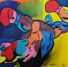 image johnny-romeo-clash-of-the-titans-2012-acrylic-and-oil-on-paper-71cm-x-71cm-jpg