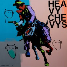 image johnny-romeo-stage-coach-hound-2016-acrylic-and-oil-on-canvas-153cm-x-153cm-jpg