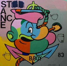 image johnny-romeo-chill-spill-crew-2016-acrylic-and-oil-on-canvas-153cm-x-153cm-jpg